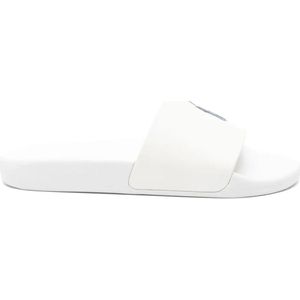 Polo Ralph Lauren, Dames, Schoenen, Wit, Maat: 38 EU Vinyl,
