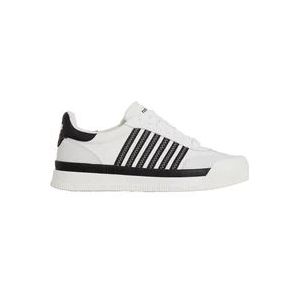 Dsquared2 Leren sneakers , White , Heren , Maat: 40 1/2 EU