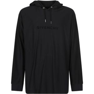 Givenchy, Heren, Sweatshirts & Hoodies, Zwart, Maat: M Katoen,