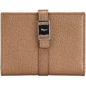 Salvatore Ferragamo Pre-owned, Dames, Pre-owned, Bruin, Maat: ONE Size Leer,