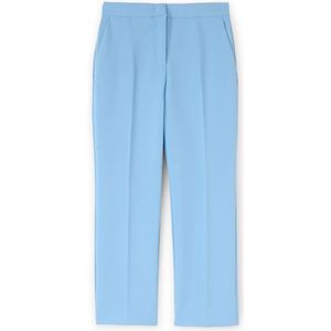 Motivi, Dames, Broeken, Blauw, Maat: 2XS Leer,