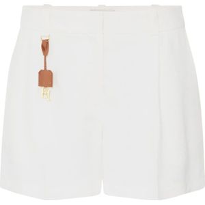 Elisabetta Franchi, Dames, Korte broeken, Beige, Maat: M