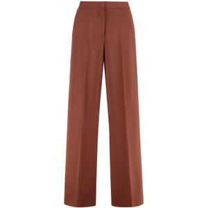 Pinko, Dames, Broeken, Bruin, Maat: XS Viscose,