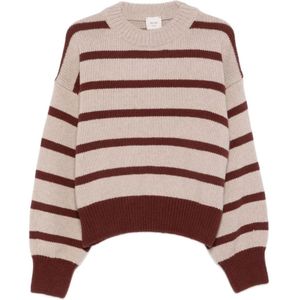 Alysi, Dames, Truien, Beige, Maat: XS Zijde,