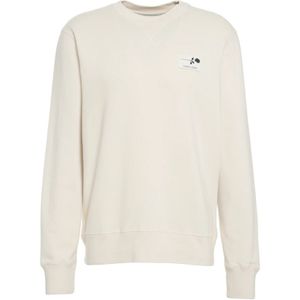 Golden Goose, Heren, Sweatshirts & Hoodies, Beige, Maat: L Katoen,