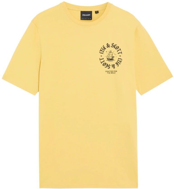 Lyle & Scott, Heren, Tops, Geel, Maat: S