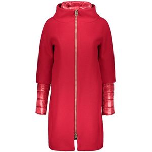 Herno, Dames, Mantels, Rood, Maat: S Wol,