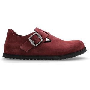 Birkenstock, Heren, Schoenen, Rood, Maat: 42 EU Suède,