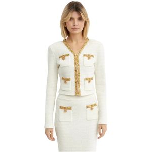 Self Portrait, Dames, Truien, Wit, Maat: S