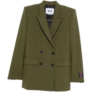 Msgm, Dames, Jassen, Groen, Maat: 2XS