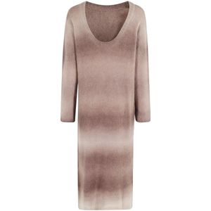 Alysi, Dames, Jurken, Veelkleurig, Maat: XS