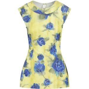Marni, Dames, Tops, Veelkleurig, Maat: XS Poliester,