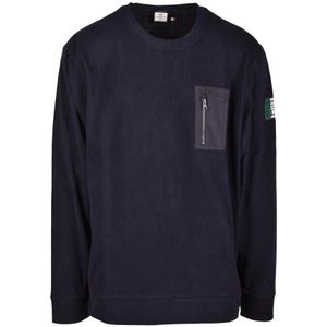 Aeronautica Militare, Heren, Sweatshirts & Hoodies, Blauw, Maat: 3XL Katoen,