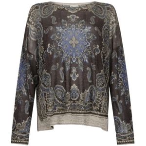 Liu Jo, Dames, Blouses & Shirts, Zwart, Maat: M Viscose,