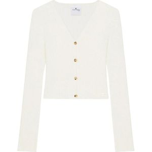 Courrèges, Dames, Truien, Wit, Maat: L