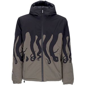 Octopus, Heren, Jassen, Groen, Maat: S Poliester,