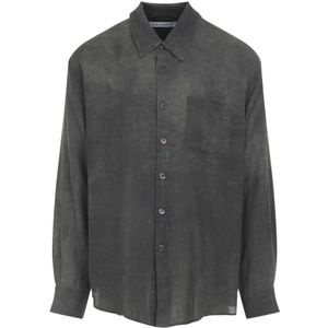 Our Legacy, Heren, Overhemden, Grijs, Maat: S