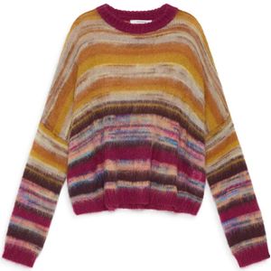 Maliparmi, Dames, Truien, Veelkleurig, Maat: XS Mohair,