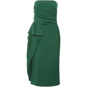 Max Mara Studio, Dames, Jurken, Groen, Maat: S Katoen,