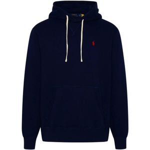 Polo Ralph Lauren, Heren, Sweatshirts & Hoodies, Blauw, Maat: XL Katoen,
