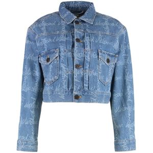 Vivienne Westwood, Dames, Jassen, Blauw, Maat: 2XS Denim,