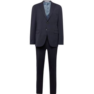 Michael Kors, Heren, Pakken, Blauw, Maat: M Wol,