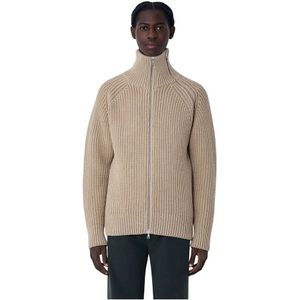 Dries Van Noten, Heren, Truien, Beige, Maat: S Wol,