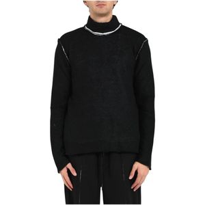 Andrea Ya’aqov, Heren, Truien, Zwart, Maat: XL Acryl,