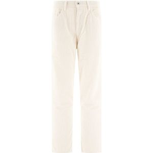 Jacob Cohën, Dames, Broeken, Wit, Maat: W28 Corduroy,