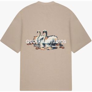 Quotrell, Heren, Tops, Beige, Maat: M Katoen,