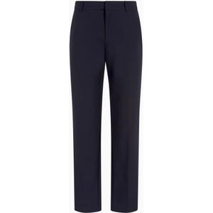 Emporio Armani, Heren, Broeken, Blauw, Maat: XL Polyamide,