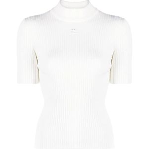 Courrèges, Dames, Truien, Wit, Maat: S