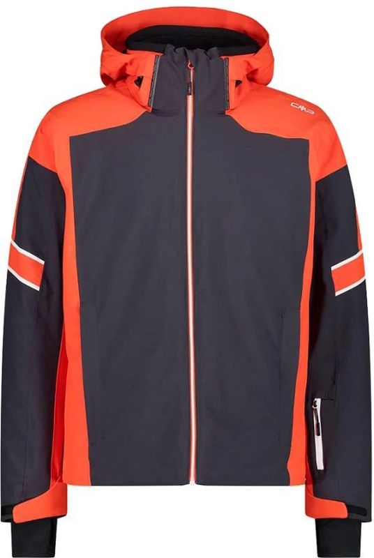 CMP - Heren Ski Jas - Zwart - Synthetisch - Afneembare Capuchon