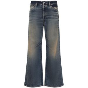 Acne Studios, Heren, Jeans, Blauw, Maat: W33 L32 Katoen,