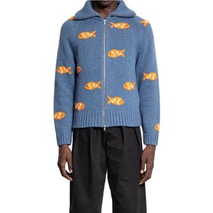 S.s.daley, Heren, Truien, Blauw, Maat: M Wol,