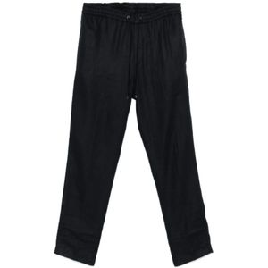 Moncler, Heren, Broeken, Blauw, Maat: XL Linnen,