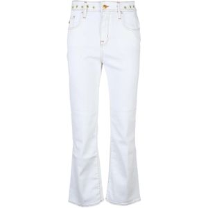 Jacob Cohën, Dames, Jeans, Wit, Maat: W32 Katoen,