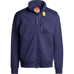 Parajumpers, Heren, Jassen, Blauw, Maat: 2XL Fleece,