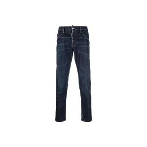 Dsquared2 Donkerblauwe Broek Noos , Blue , Heren , Maat: 2XL