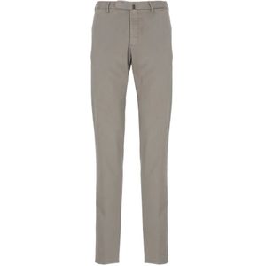 Incotex, Heren, Broeken, Grijs, Maat: L Katoen,