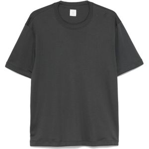 Eleventy, Heren, Tops, Zwart, Maat: M Katoen,