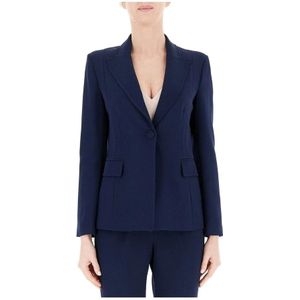 Liu Jo, Dames, Jassen, Blauw, Maat: S Poliester,