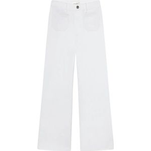 Frame, Dames, Jeans, Wit, Maat: W24 Katoen,