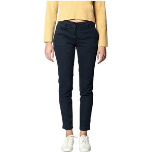 Mason's, Dames, Broeken, Grijs, Maat: 3XS Katoen,