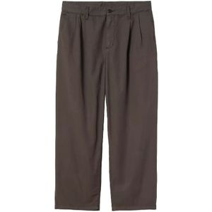 Carhartt Wip, Heren, Broeken, Bruin, Maat: W32 Katoen,
