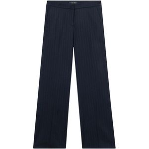 Brooks Brothers, Dames, Broeken, Blauw, Maat: XS Wol,