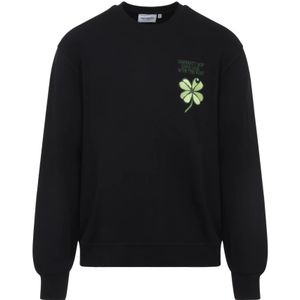 Carhartt Wip, Heren, Sweatshirts & Hoodies, Zwart, Maat: S