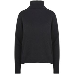 Jucca, Dames, Truien, Zwart, Maat: L Kasjmier,