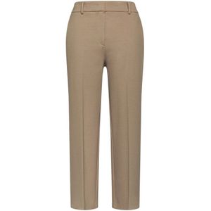 Peuterey, Dames, Broeken, Beige, Maat: M Viscose,