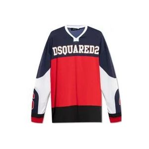 Dsquared2 T-shirt with long sleeves , Multicolor , Heren , Maat: L